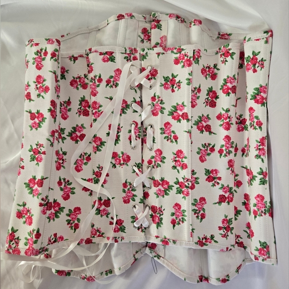 Adore Me Floral Corset Top | NWT Size XL | Romantic Vintage-Inspired Bustier - Picture 3 of 7